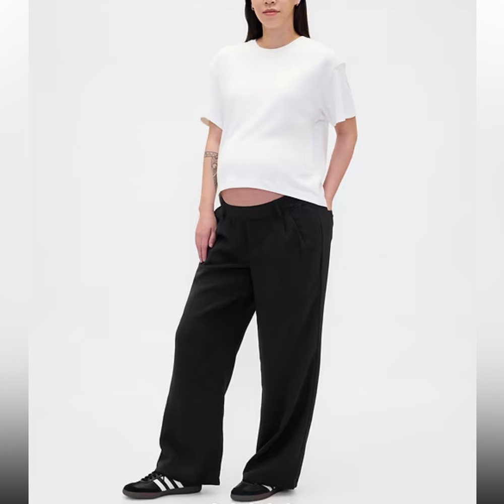 Gap Maternity Under Belly 365 Wide-Leg Trousers